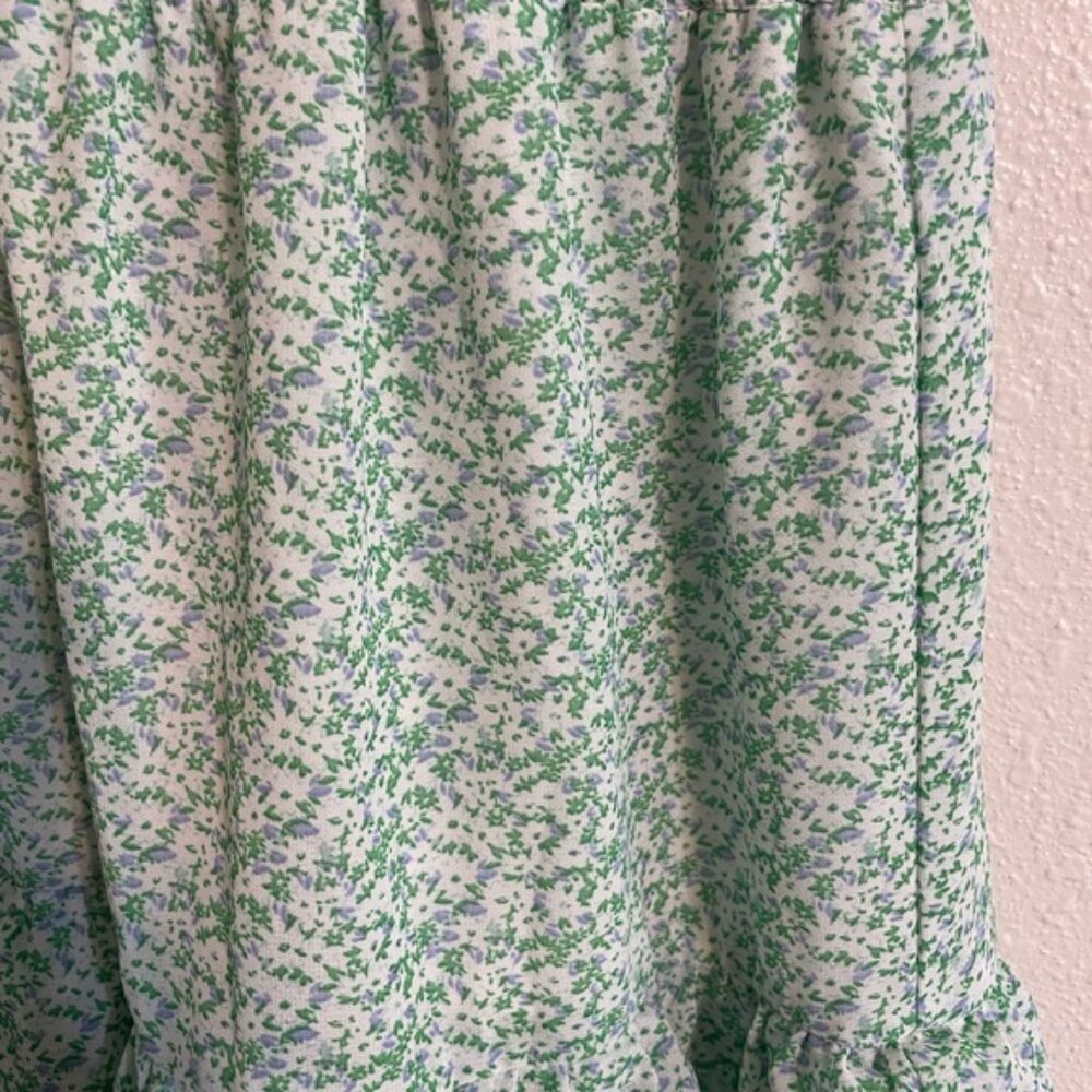 !Chelsea & Violet Mint Ruffle Maxi Dress - Picture 2 of 4